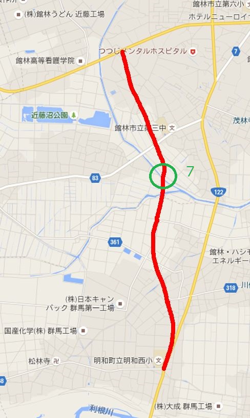 館林明和バイパスポイント7